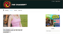 Desktop Screenshot of chaosrift.com